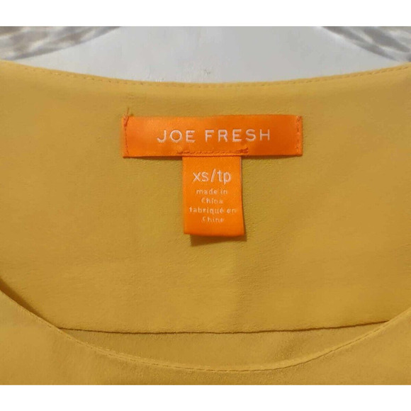 Joe Fresh | Yellow Flowy Tank Size XS - Picture 2 of 3